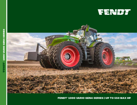 Tractors, 1000 Vario Gen4